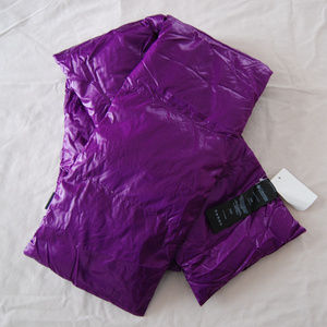 SOLD  Columbia Down/Feather Scarf Purple, New Old Stock